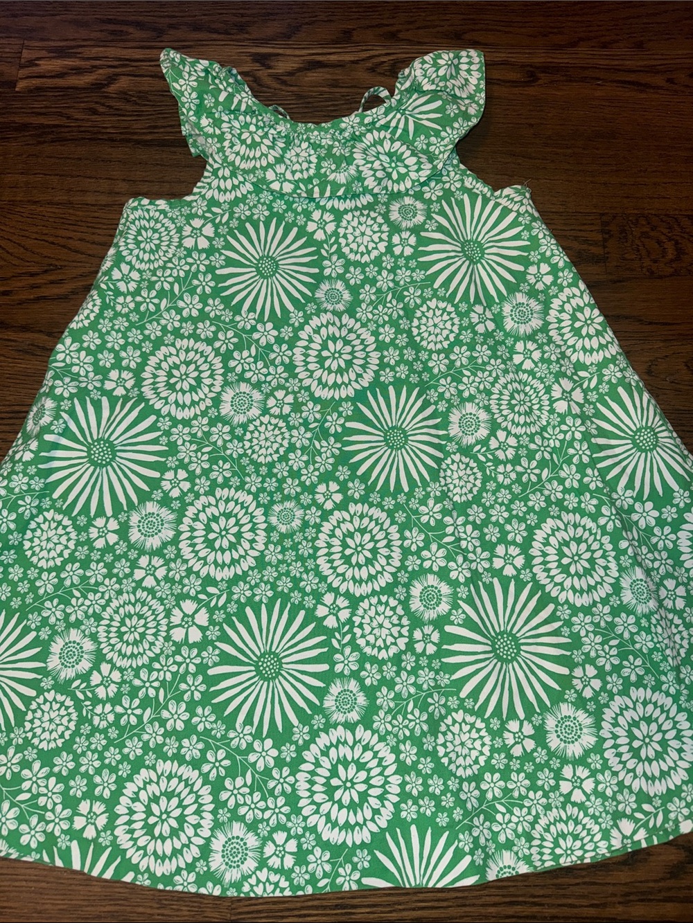 Kelly Green Floral Print Bailey Boys Girls' Dress